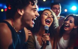 La diversión de cantar profesionalmente con karaoke